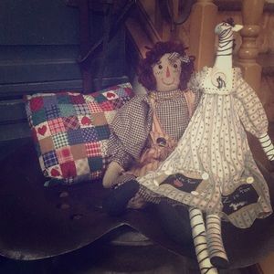 Rag doll zebra and pillow